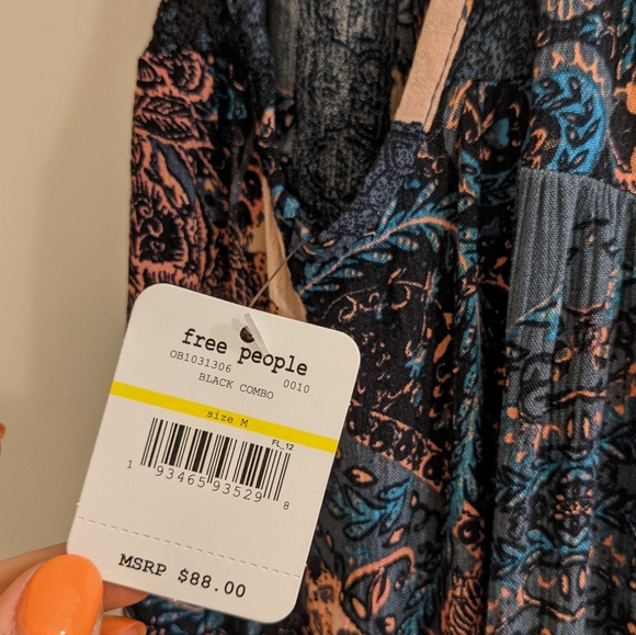 {Free People} Brand New Count Me In Trapeze Tunic - Picture 9 of 9